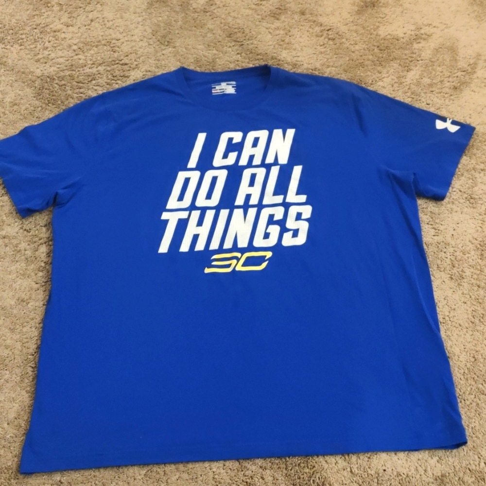 2XL "Steph Curry" Under Armour workout t-shirt.